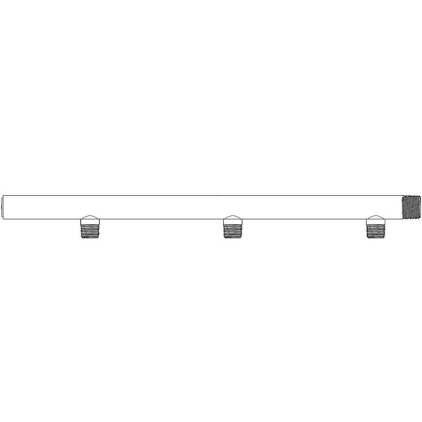 Triple Manifold, Outlet Painted